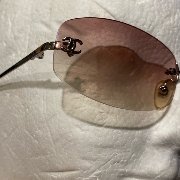 Chanel vintage pink ombré sunglasses 🕶️ CC logo on glasses - Picture 3 of 16